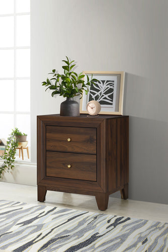 COASTER NIGHTSTAND (WALNUT)