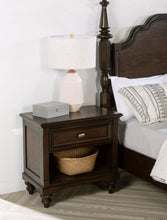 Load image into Gallery viewer, Coaster Andover 1-drawer Nightstand Bedside Table Dark Oak