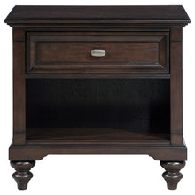 Load image into Gallery viewer, Coaster Andover 1-drawer Nightstand Bedside Table Dark Oak