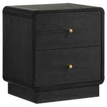 Load image into Gallery viewer, Coaster Cavelle 2-drawer Nightstand Bedside Table Black