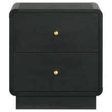Load image into Gallery viewer, Coaster Cavelle 2-drawer Nightstand Bedside Table Black