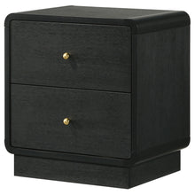 Load image into Gallery viewer, Coaster Cavelle 2-drawer Nightstand Bedside Table Black