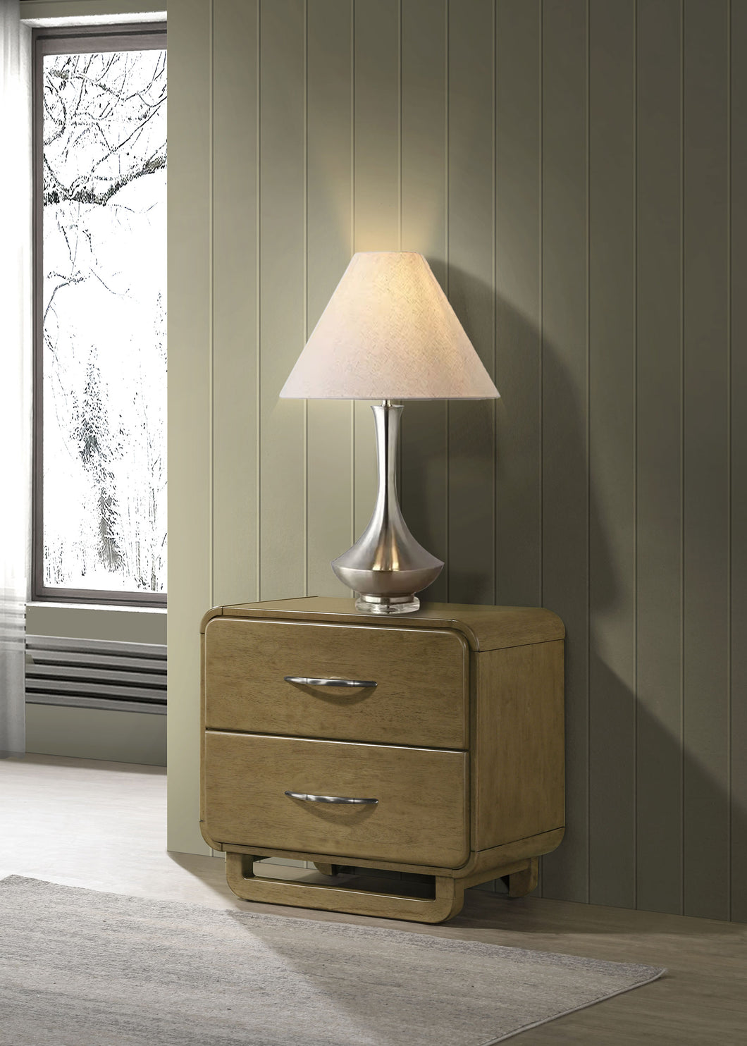 COASTER NIGHTSTAND (NUTMEG)
