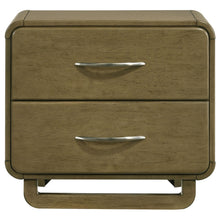 Load image into Gallery viewer, Coaster Amsbury 2-drawer Nightstand Bedside Table Nutmeg