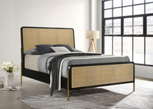 Load image into Gallery viewer, Coaster Arini 4-piece Bedroom Set Black and Natural