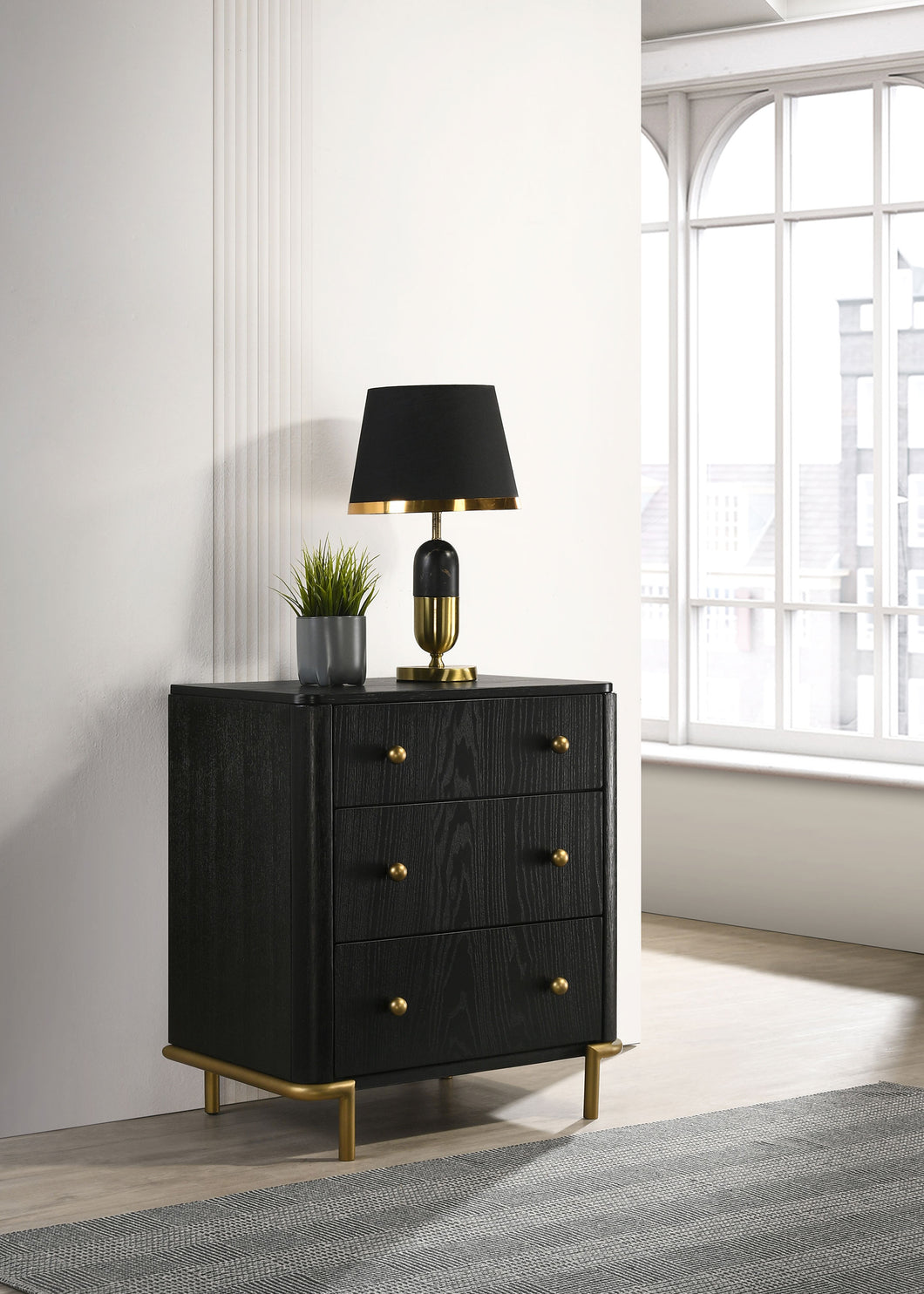 COASTER NIGHTSTAND (BLACK)