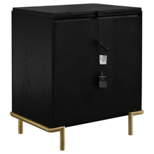 Load image into Gallery viewer, Coaster Arini 3-drawer Nightstand Black