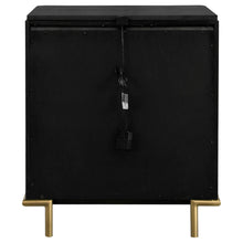 Load image into Gallery viewer, Coaster Arini 3-drawer Nightstand Black