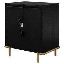 Load image into Gallery viewer, Coaster Arini 3-drawer Nightstand Black