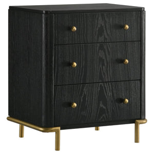 Coaster Arini 4-piece Bedroom Set Black and Natural