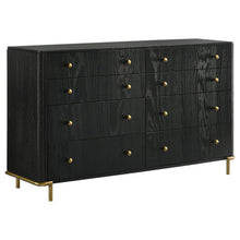 Load image into Gallery viewer, Coaster Arini 4-piece Bedroom Set Black and Natural