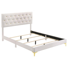Load image into Gallery viewer, Coaster Kendall Upholstered Queen Panel Bed White