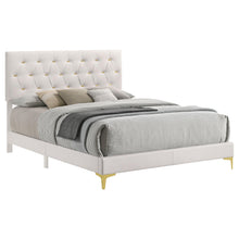 Load image into Gallery viewer, Coaster Kendall Upholstered Queen Panel Bed White