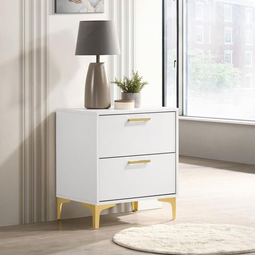 Coaster Kendall White Nightstand