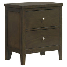 Load image into Gallery viewer, Coaster Wilkes 2-drawer Nightstand Bedside Table Dark Cocoa