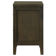 Load image into Gallery viewer, Coaster Wilkes Transitional 2-Drawer Nightstand with Metal Knobs Dark Cocoa