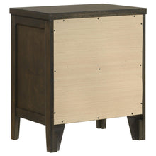 Load image into Gallery viewer, Coaster Wilkes Transitional 2-Drawer Nightstand with Metal Knobs Dark Cocoa