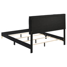 Load image into Gallery viewer, Coaster Kendall Upholstered Queen Panel Bed Black