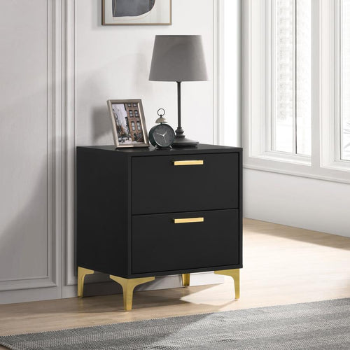 Coaster Kendall Black Nightstand