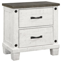 Load image into Gallery viewer, Coaster Lilith 2-drawer Nightstand Distressed White