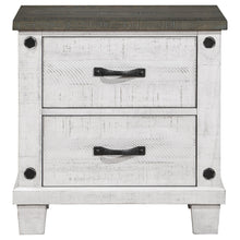 Load image into Gallery viewer, Coaster Lilith 2-drawer Nightstand Distressed White