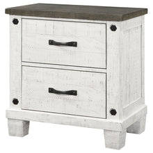 Load image into Gallery viewer, Coaster Lilith 2-drawer Nightstand Distressed White