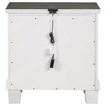 Load image into Gallery viewer, Coaster Lilith 2-drawer Nightstand Distressed White