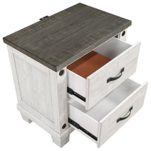 Load image into Gallery viewer, Coaster Lilith 2-drawer Nightstand Distressed White