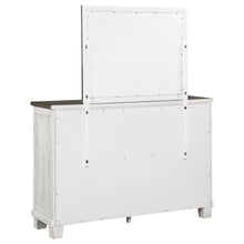 Load image into Gallery viewer, Coaster Lilith 7-drawer Dresser with Mirror Distressed White