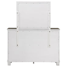 Load image into Gallery viewer, Coaster Lilith 7-drawer Dresser with Mirror Distressed White