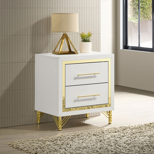 COASTER NIGHTSTAND (WHITE)