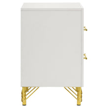 Load image into Gallery viewer, Coaster Lucia 2-drawer Nightstand Bedside Table White
