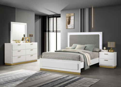 Coaster Caraway 4-piece Queen Bedroom Set White