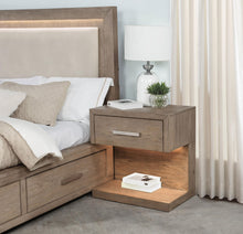 Load image into Gallery viewer, Coaster Kenora 1-drawer Nightstand Bedside Table Barley Brown