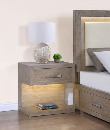 COASTER NIGHTSTAND (BARLEY BROWN)