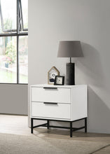 Load image into Gallery viewer, Coaster Sonora 2-drawer Nightstand Bedside Table White