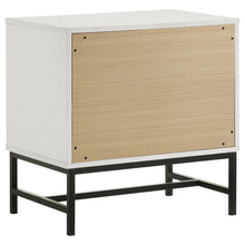 Load image into Gallery viewer, Coaster Sonora 2-drawer Nightstand Bedside Table White