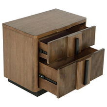 Load image into Gallery viewer, Coaster Terrace 2-drawer Nightstand Bedside Table Ash Brown