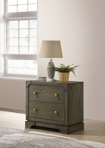 COASTER NIGHTSTAND (DARK COCOA)