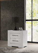 Load image into Gallery viewer, Coaster Ives 2-drawer Nightstand Bedside Table White High Gloss