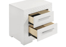 Load image into Gallery viewer, Coaster Ives 2-drawer Nightstand Bedside Table White High Gloss