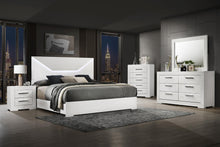 Load image into Gallery viewer, Coaster Ives 2-drawer Nightstand Bedside Table White High Gloss