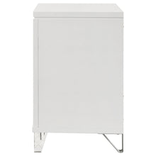 Load image into Gallery viewer, Coaster Marmore 2-drawer Nightstand Bedside Table White