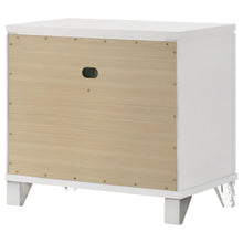 Load image into Gallery viewer, Coaster Marmore 2-drawer Nightstand Bedside Table White