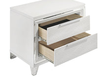 Load image into Gallery viewer, Coaster Marmore 2-drawer Nightstand Bedside Table White