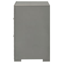 Load image into Gallery viewer, Coaster Ives 2-drawer Nightstand Bedside Table Grey High Gloss