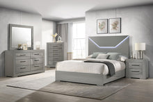 Load image into Gallery viewer, Coaster Ives 2-drawer Nightstand Bedside Table Grey High Gloss