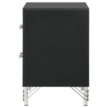 Load image into Gallery viewer, Coaster Lucia 2-drawer Nightstand Bedside Table Black