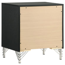 Load image into Gallery viewer, Coaster Lucia 2-drawer Nightstand Bedside Table Black