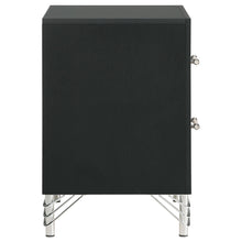 Load image into Gallery viewer, Coaster Lucia 2-drawer Nightstand Bedside Table Black